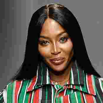 Celebrated British Model Naomi Campbell Back in Kenya for Holiday 