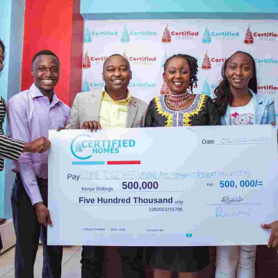 Relief as 10 Orphans Get Sh500,000 School Fees Sponsorship from Certified Homes Ltd