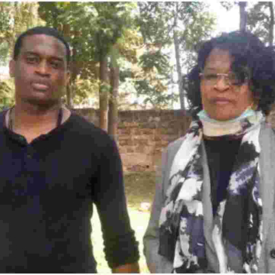 US-Based Kenyan Woman Claiming to be Simeon Nyachae's Wife Emerges with Her Two Sons 