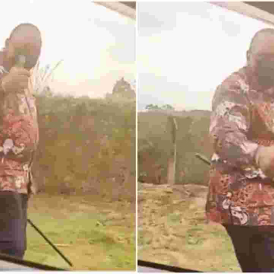 President Uhuru Videotaped Taking a Walk Along the Roadside Alone 