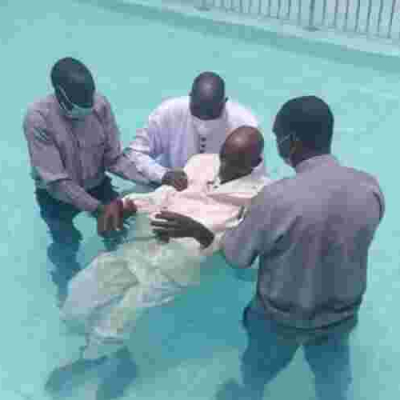 Controversial Tycoon and Men’s Conference Chair Jackson Kibor Gets Baptized