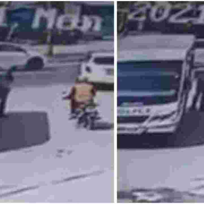 Motorcyclist Captured on CCTV Snatching Phone from a Traffic Police Officer in Nairobi [VIDEO]