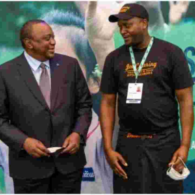 Joe Gatonye: Kenyan Chef Who Served Uhuru During UK Visit Last Week 