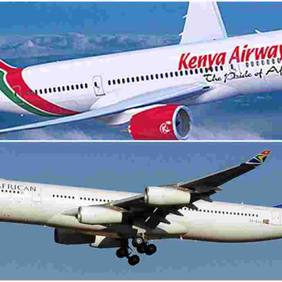 Kenya Airways and South African Airlines Sign Deal to Form a Pan-African Airline