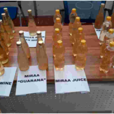 Gov't Unveils Juice, Energy Drink, Whisky, and Wine Produced from Miraa 
