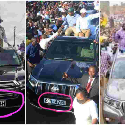Raila, OKA Principals' Look-Alike Car Number Plates Cause a Stir Online 