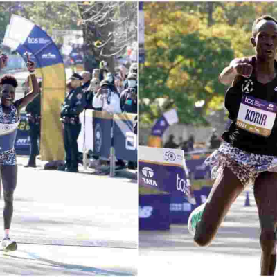 Kenyans Albert Korir and Peres Jepchirchir Win 2021 New York City Marathon