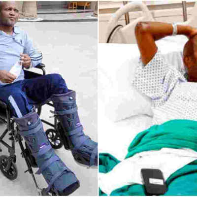 MP Moses Kuria Starts Walking Again After 4 Months in the Hospital, 10 Surgeries 
