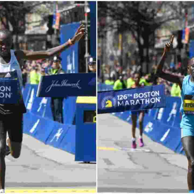 Kenya’s Evans Chebet and Peres Jepchirchir Win 126th Boston Marathon