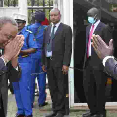 President Uhuru Avoids a Handshake with Ruto at Parliament 