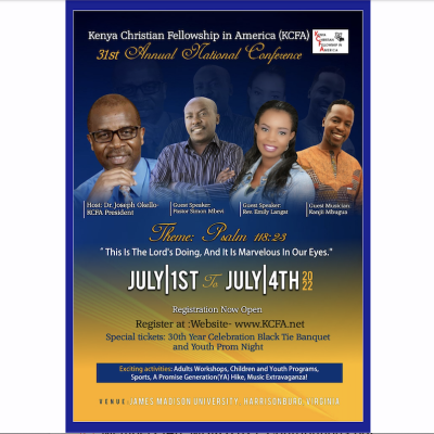 KCFA 31st Annual National Conference Takes Place July 1-4, 2022 in Harrisonburg, VA: Register Now