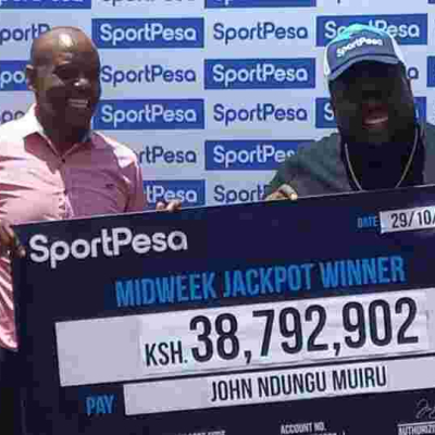 Newly Appointed Nyandarua County CEC Wins Sh38.8 Million SportPesa Jackpot