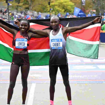 Kenyans Evans Chebet and Sharon Lokedi Win New York Marathon Titles 
