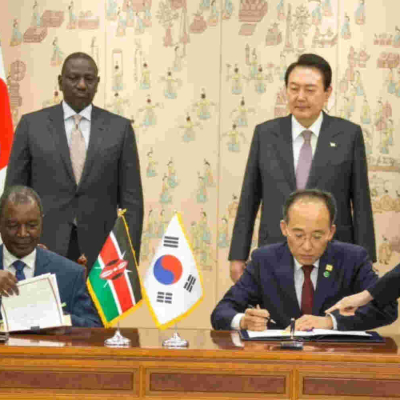 Kenya Secures Sh120 Billion from South Korea to Fund Development Projects