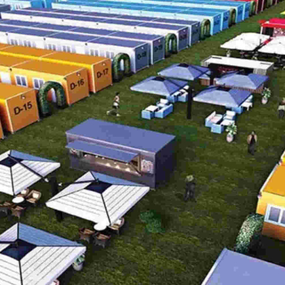 Cabins in Fan Villages in Qatar to be Donated to the Homeless in Kenya