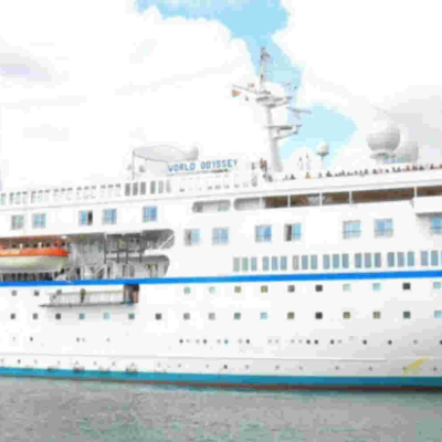 Cruise Ship Carrying Over 800 Tourists Arrives at Mombasa Port