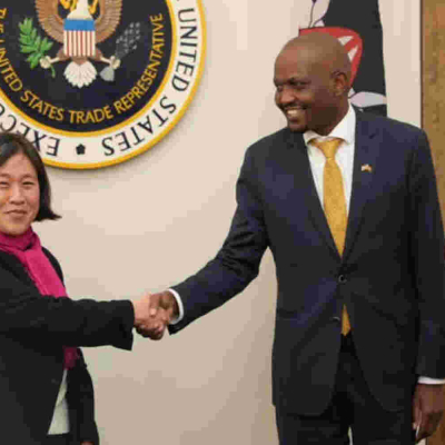 Moses Kuria Holds Talks with US Trade Rep. Katherine Tai in Washington