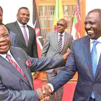 President Ruto Meets Cotu Secretary-General Francis Atwoli at State House