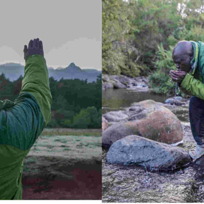 Gachagua Prays for Rains While Facing Mount Kenya