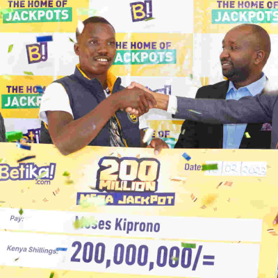 23-year-old Kenyan Farmer Wins Sh200 Million Betika Mega Jackpot 