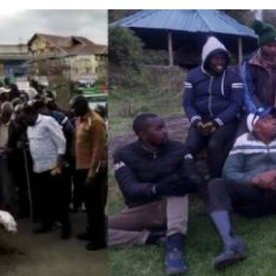Kikuyu Traditionalists Destroy Alleged LGBTQ Flag Hoisted Atop Mt Kenya in 2019
