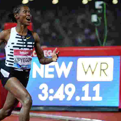 Kipyegon Breaks World 1500M Record in Florence, Italy