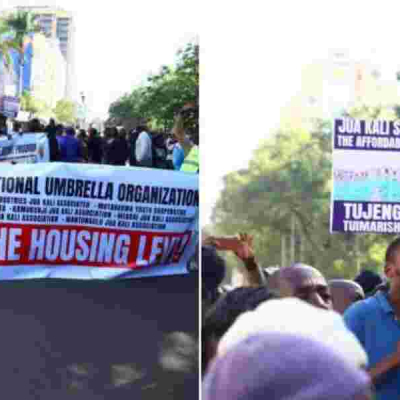 Protest Erupts in Nairobi as Demonstrators Demand Swift Implementation of Housing Levy