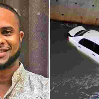 Former KTN Presenter Jamal Gaddafi Cheats Death as Car Swept Away in Westlands Deluge
