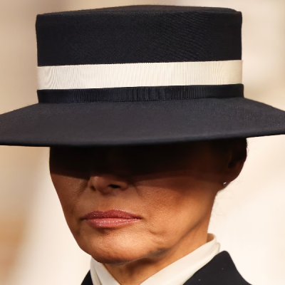 Melania Trump's Wide-brimmed Hat Steals Spotlight at DC Inauguration