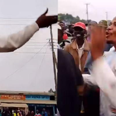 MP Salasya and Former Sports CS Echesa Clash Publicly at Shianda Market