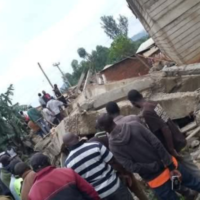 Four-Story Building Collapses in Kisii, Rescue Operations Underway