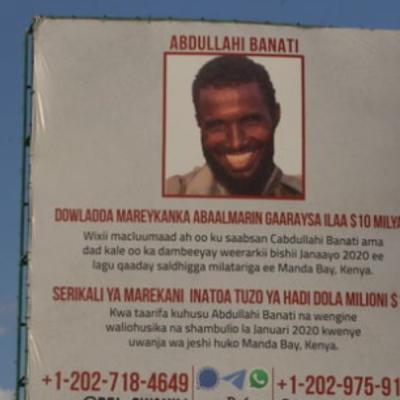 US Offers Sh1.3 Billion Bounty for al-Shabaab Operative in Garissa