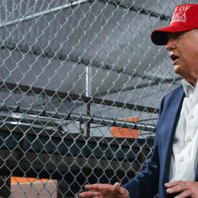 Trump Tours Controversial 'Alligator Alcatraz' Detention Center in Florida Everglades