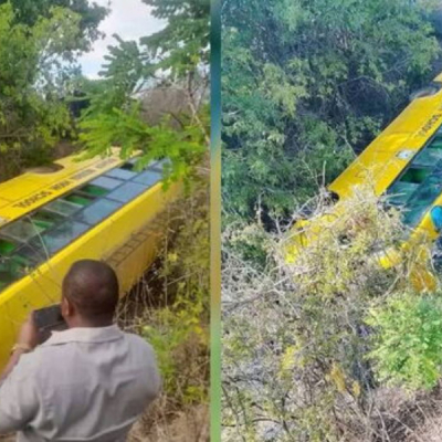 Multiple Injured as School Bus Returning from Masinga Dam Overturns in Machakos