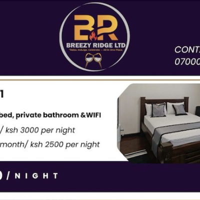 Traveling to Kenya? Rooms Available in Nairobi at Discounted Rates