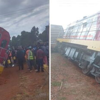 Police Intervene after Residents Try to Siphon Fuel from Derailed Train in Uasin Gishu