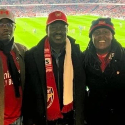 Arsenal FC Sends Commemorative Gift to Honour Raila Odinga