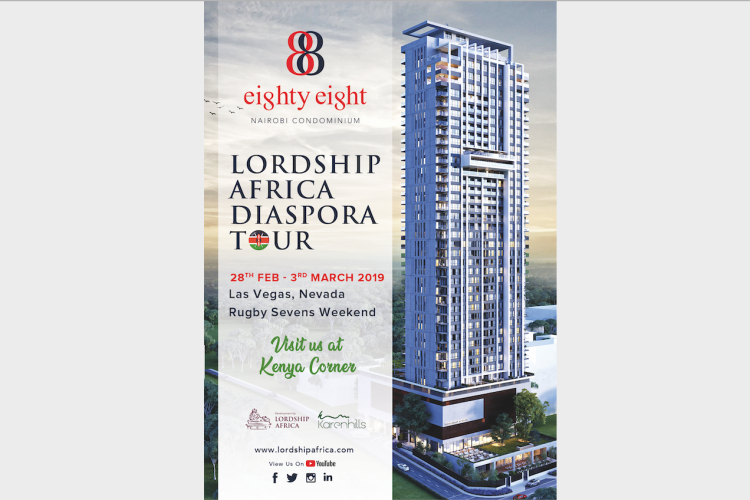 Lordship Africa to Showcase its Latest Development, 88 Nairobi (Sub-Saharan Africa Tallest Residential Building), in Las Vegas