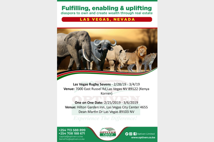 Optiven to Showcase at Kenya  Korner in LAs Vegas during the Upcoming 2019 USA Sevens Rugby