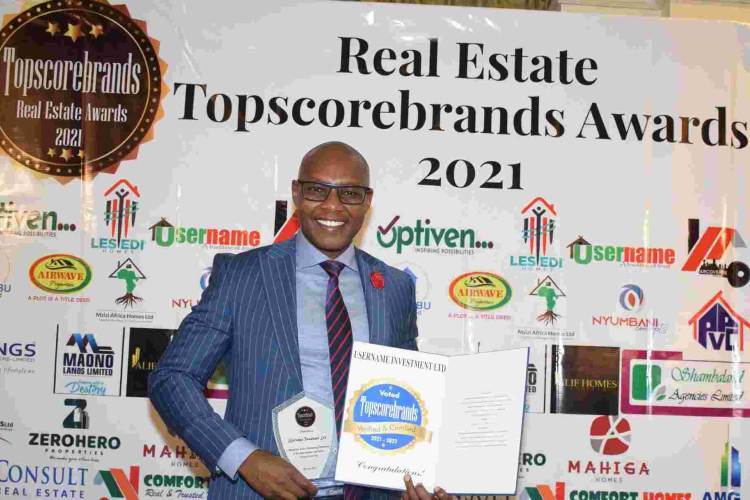 Username Investments Crowned the Most Impactful Kenyan Real Estate Company of the Year