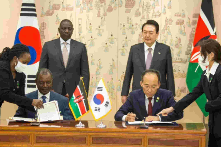 Kenya Secures Sh120 Billion from South Korea to Fund Development Projects