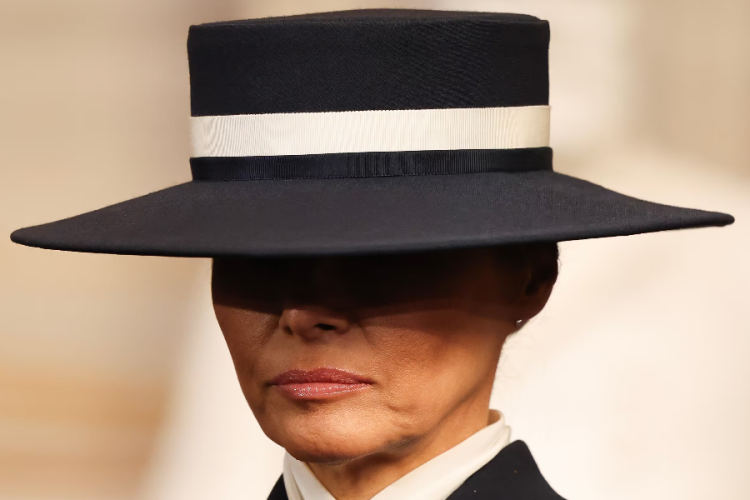 Melania Trump's Wide-brimmed Hat Steals Spotlight at DC Inauguration