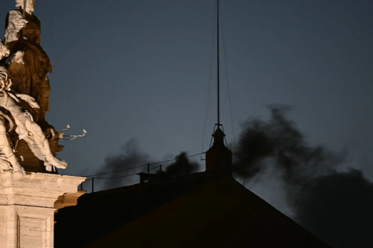 Black Smoke Rises Over Vatican as Papal Conclave Fails to Elect a Pope