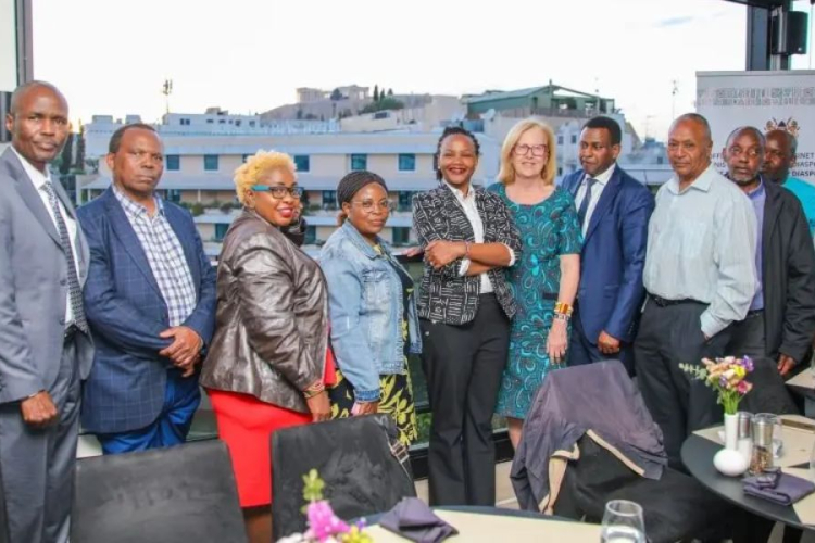 PS Roseline Njogu Holds Talks With Kenyan Diaspora Leaders in Greece
