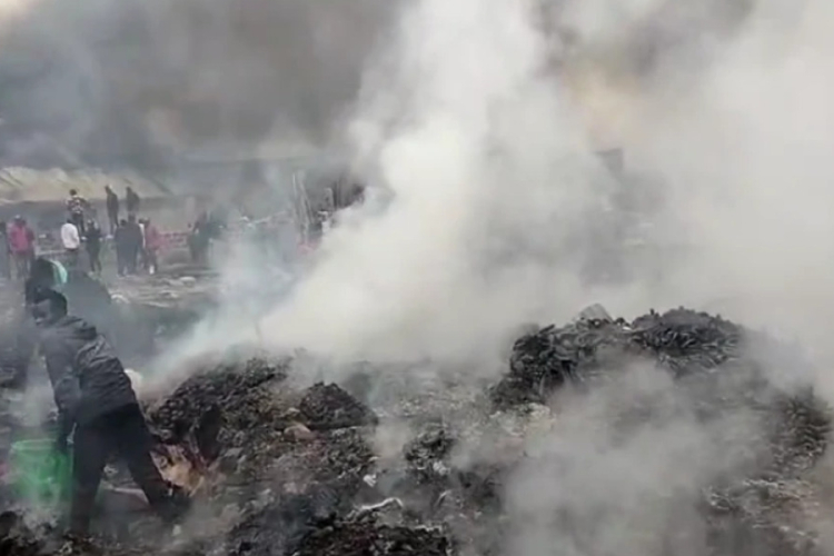 Gikomba Fire Contained After Nearly 10 Hours, 17 People Injured