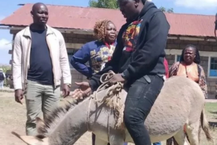 Donkey-Riding Candidate Draws Attention as Ol Kalou Heads to the Polls